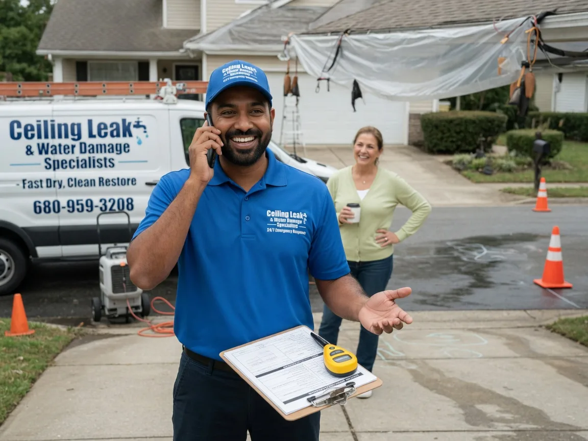 Ceiling Leak Cleanup Stanton, IA FAQs